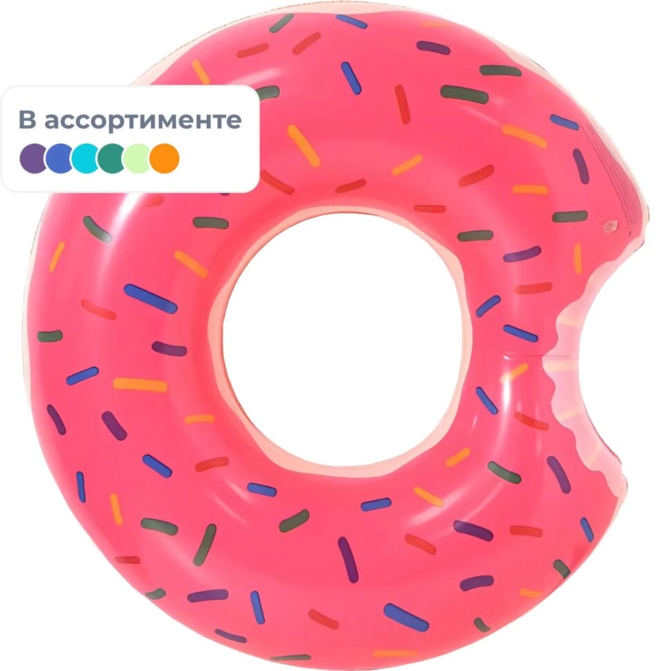 Круг надувной Пончик Ecos, 85 см, 993175, 2537010