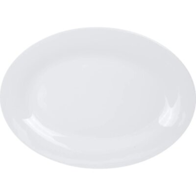 Блюдо овальное Chan Wave Classic, фарфор, белое, 300мм, фк0128, 1692163