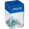 Скрепочница Attache магнит, с цвет. скрепками 28 мм (20шт.) цвет в ассорт., 612599
