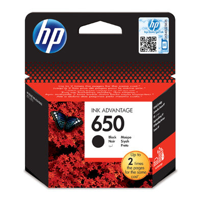 Картридж струйный HP 650 CZ101 чер. для DJ Ink Advantage 2515/3515, 267180