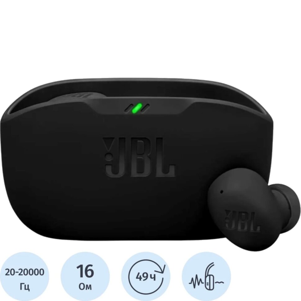 Наушники JBL Wave Buds 2 Black (JBLWBUDS2BLK), 2476425
