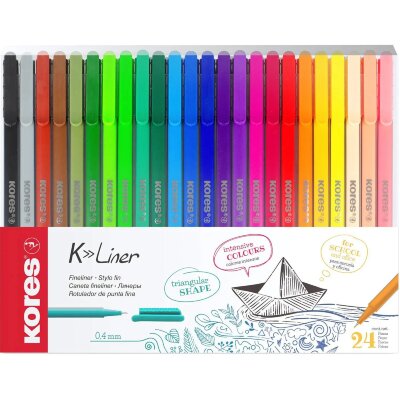 Линер KORES K Liner 0,4 мм набор 24шт, 1132090