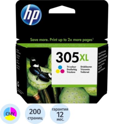 Картридж струйный HP 305XL 3YM63AE CMY пов.емк. для DJ 2320/2710/2720, 1279071