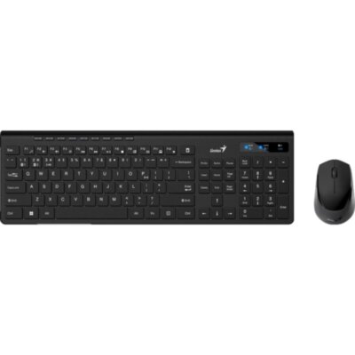 Набор клавиатура+мышь Genius SlimStar 8230, беспроводной, черный, 2025087