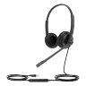 Гарнитура головная Yealink UH34 Dual UC Дуо, Проводная, HD звук, USB, шт, 1437800