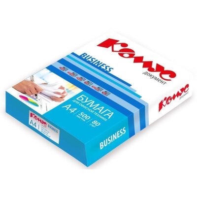 Бумага КОМУС ДОКУМЕНТ Business (А4, марка В, 80 г/кв.м, 500 л), 90389