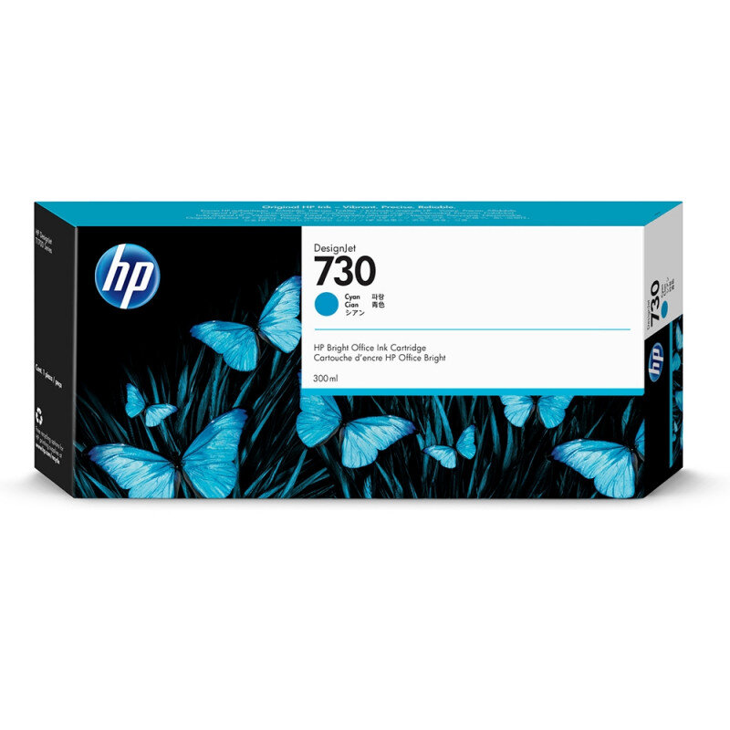 Картридж струйный HP 730 P2V68A гол. для для DesignJet T1700 (300 мл), 916383