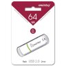 Флеш-память Smartbuy Crown, 64Gb, USB 2.0, бел, SB64GBCRW-W, 896123