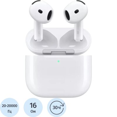 Наушники Apple AirPods (4rd generation) (MXP63LL/A), 2547220
