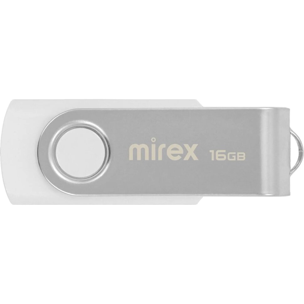 Флеш-память Mirex USB SWIVEL WHITE 16Gb (13600-FMUSWT16 ), 1835856