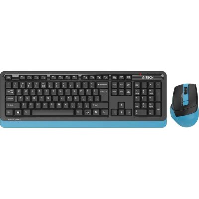 Набор клавиатура+мышь A4Tech Fstyler FG1035 NAVY BLUE USB беспров.чер/син, 2128203