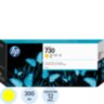 Картридж струйный HP 730 P2V70A жел. для для DesignJet T1700 (300 мл), 916385