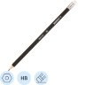 Карандаш чернографитный Kores шестигранный HB с ластиком, 128910