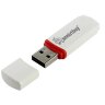 Флеш-память Smartbuy Crown, 8Gb, USB 2.0, бел, SB8GBCRW-W, 445905