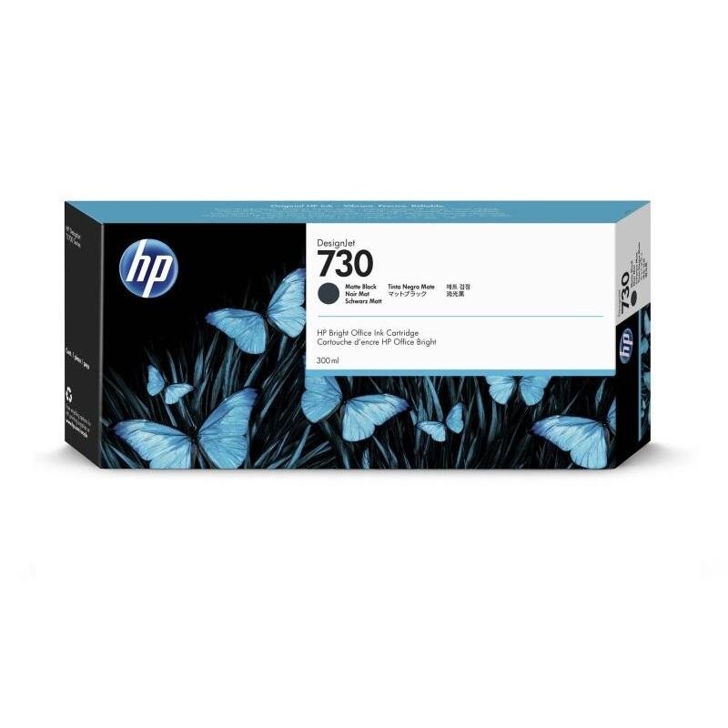 Картридж струйный HP 730 P2V71A чер.мат. для для DesignJet T1700 (300 мл), 916386