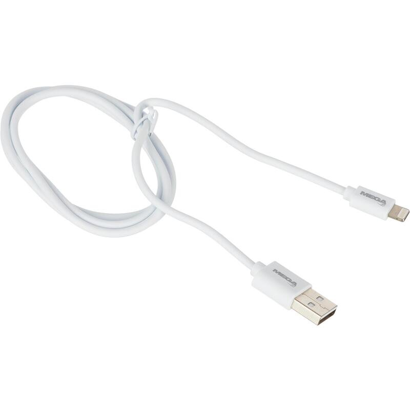 Кабель 2,4A, 1м, USB - Lightning, TPE, белый BT-JCBL-002/U152, 1639345
