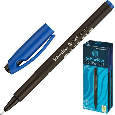 Линер SCHNEIDER Topliner 967/3 синий, 0,4 мм, Германия, 216274