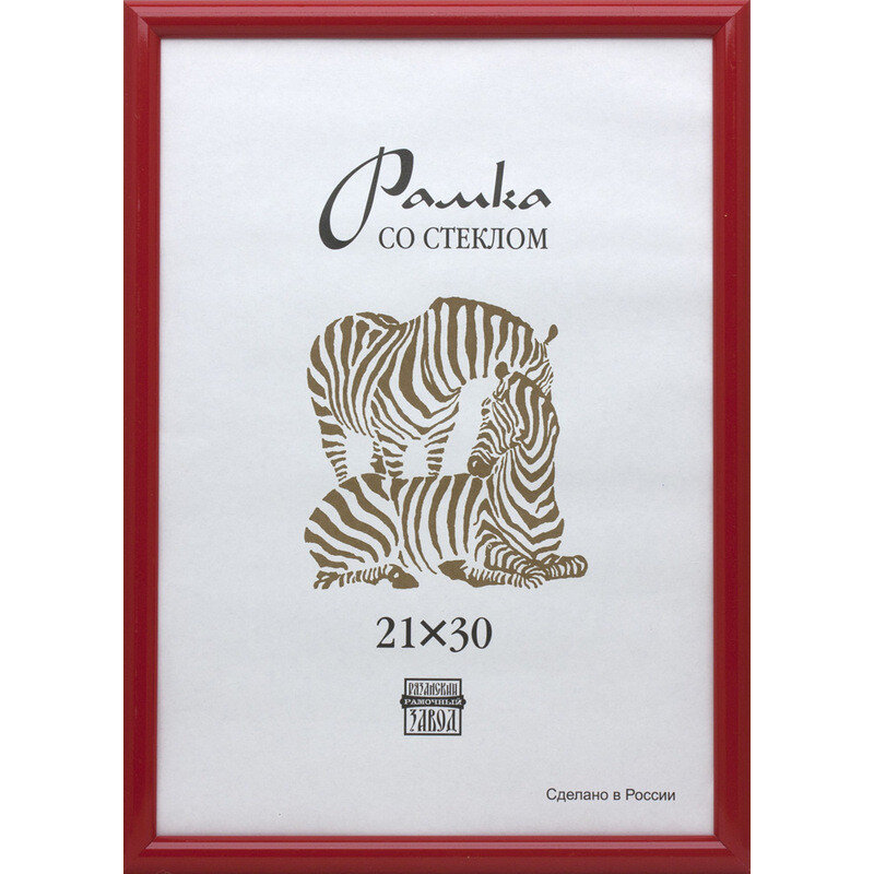 Рамка пластиковая А 4 красного цвета 514, 701499