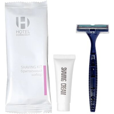 Набор бритвенный Luscan HOTEL COLLECTION ПЭ,200шт, 1607528