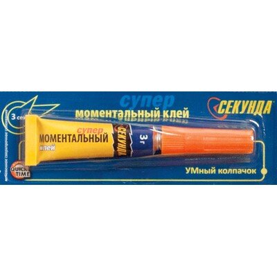 Клей Моментальный  СЕКУНДА  3 г (403-107), 466710