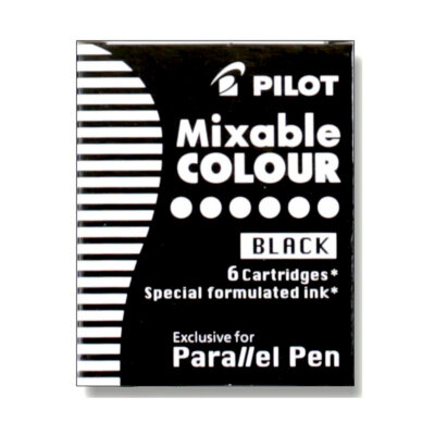 Чернила Чернильный картридж PILOT Parallel Pen черные 6 шт/уп IC-P3-S6 B, 1006829