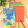 Бумага цветная №1School/Комус Класс, 8л, 8цв, А4, Живая природа, мелованная, 748414