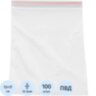Пакет с замком (Zip Lock) 12 х 17 см, 32 мкм, 100 шт/уп, 271801