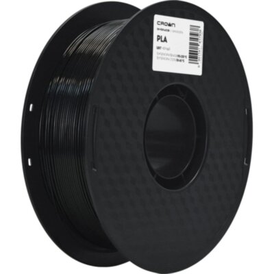 Пластик филамент Crown Micro CM-FILPLA002B PLA 1.75 1кг чёрный, 2270878