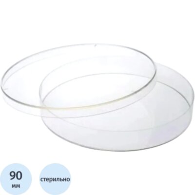 Чашка Петри стерил., диам.90, пластик, 20шт/уп Полиэфир, 1386357