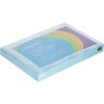 Стикеры ATTACHE Bright colours с клеев.краем 76х51 голубой 100л, 1495397