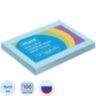 Стикеры ATTACHE Bright colours с клеев.краем 76х51 голубой 100л, 1495397