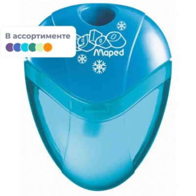 Точилка Maped I-GLOO с контейнером,1 отверстие,пластик,ассорти,534754, 263531