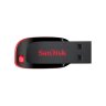 Флеш-память SanDisk Cruzer Blade, 16Gb, USB 2.0, ч/крас, SDCZ50-016G-B35, 615701