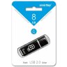 Флеш-память Smartbuy Glossy, 8Gb, USB 2.0, чер, SB8GBGS-K, 445919