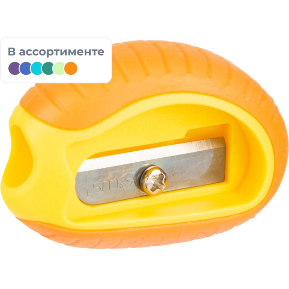 Точилка Y-plus Bugle DSX1301 D детская без контейн 1 отв.до 8 мм, цв.в асс., 522320