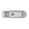 Флеш-память Smartbuy V-Cut, 16Gb, USB 2.0, сереб, SB16GBVC-S, 445915