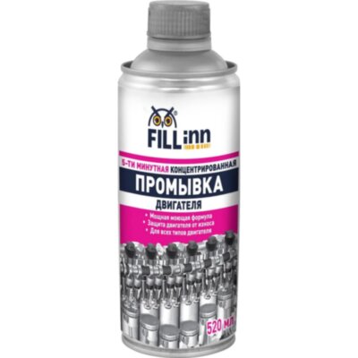 Очиститель 5-ти минутная концентр промывка двигателя FILL INN 520мл (FL017), 2392552