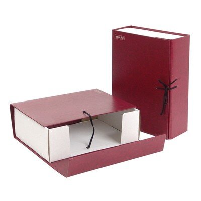 Папка архивная складная ATTACHE,100 мм,красн, 117927
