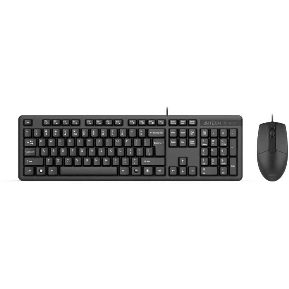 Набор клавиатура+Мышь A4Tech KK-3330 клав:черный Мышь: черный USB, 1777619
