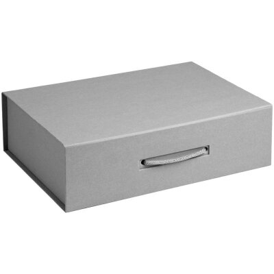 Коробка подарочная Case, 33,8х23,2х9,4см, серая матовая, 1142.11, 1736778