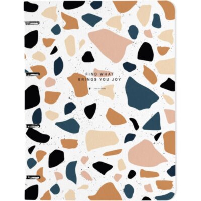 Тетрадь со сменным блоком А4,120л,Be Smart,Terrazzo,N3760, 1726066