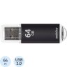 Флеш-память Smartbuy V-Cut, 64Gb, USB 2.0, чер, SB64GBVC-K, 896125