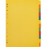 Разделитель листов 1-12, цв.карт.Attache,A4, 327174