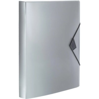 Папка на резинках Attache Metallics А4 800мкм, 40мм, серый, 1688150
