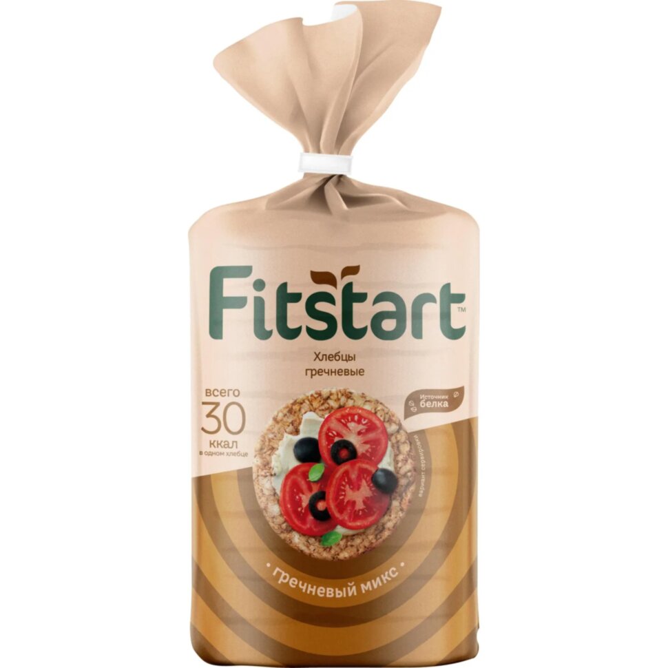Хлебцы Fitstart Гречневый микс гречневые 90г, 2474797