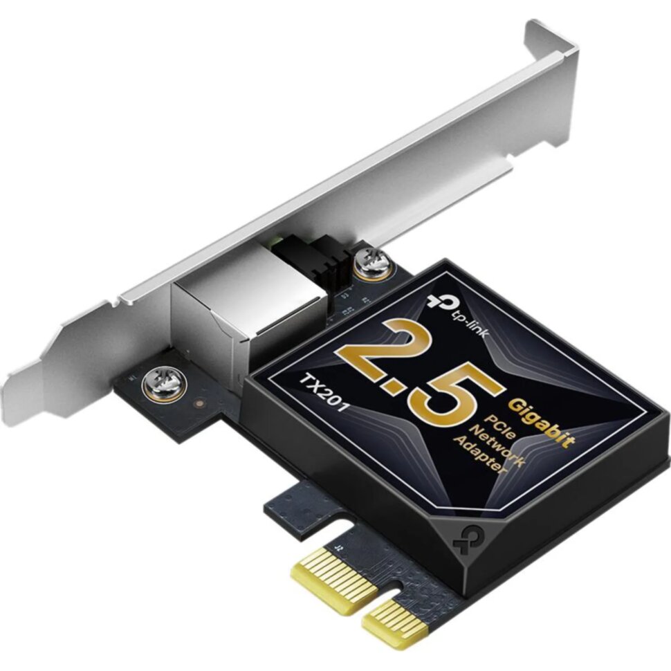 Сетевой адаптер Wi-Fi TP-Link TX201 PCIe 2.1 x 1  2.5 Гигабит, 2362938