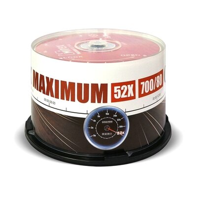 Носители информации CD-R, 52x, Mirex Maximum, Cake/50, UL120052A8B, 838853