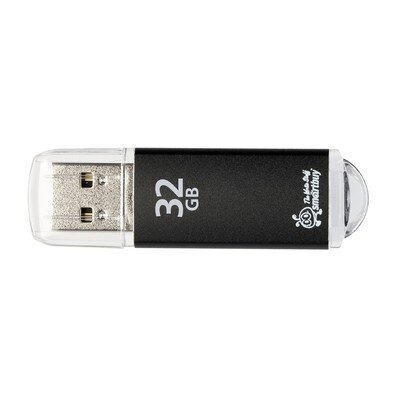 Флеш-память Smartbuy V-Cut, 32Gb, USB 2.0, чер, SB32GBVC-K, 445916