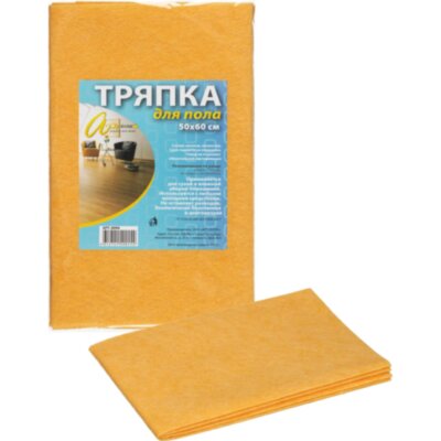 Тряпка для пола универсальная вискоза 120 г/м2, размер 50х60 см, 2397637