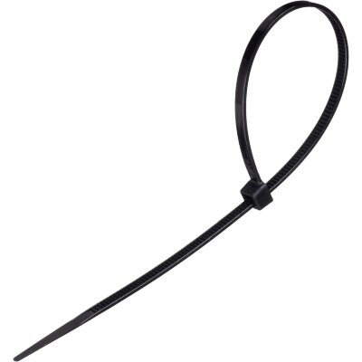 Стяжка (хомут) 200 мм x 3,6 мм, Bigtech BT-CT-200-36-B,нейлон,чер,100 шт/уп, 2157523